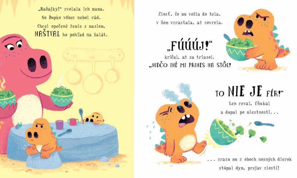 dupkosaurus kniha ktorá pomáha