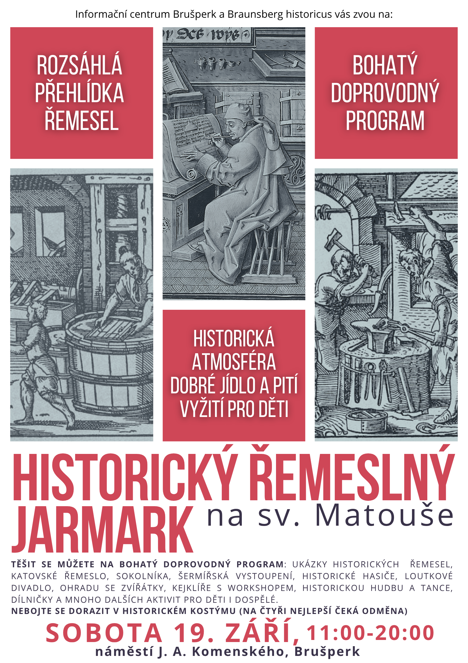 Historický řemeslný jarmark na sv. Matouše 2026